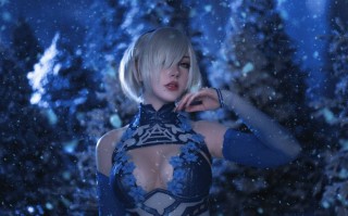 Sayathefox cos冰雪2B | Sayathefox_尼尔机械纪元·冰雪2B cos作品 [16P-267MB]