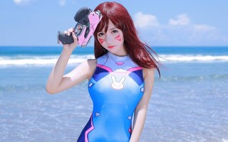 coser@猫尼_Neko在《守望先锋》中化身“比基尼版”宋哈娜D.Va